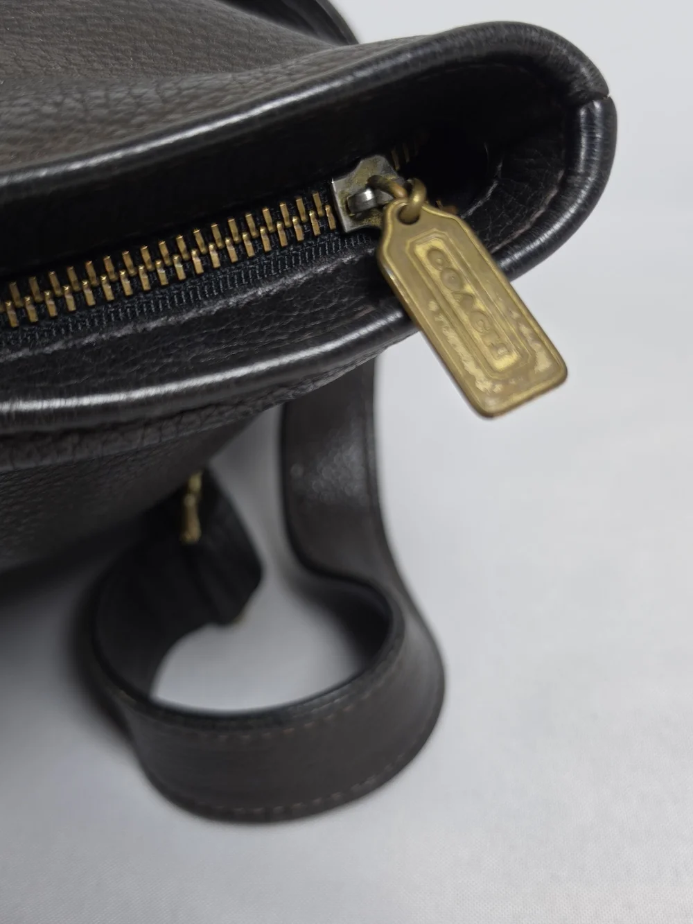 Vintage Coach Sonoma Bucket Bag Style 4907 Dark Brown Pebbled Leather USA​